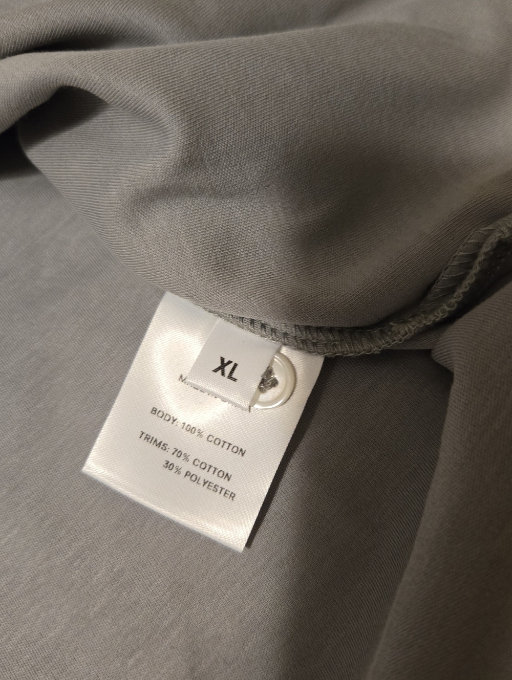 New! Rockridge Henley In Grey Size XL Classic Shirt Cotton - Picture 5 of 9